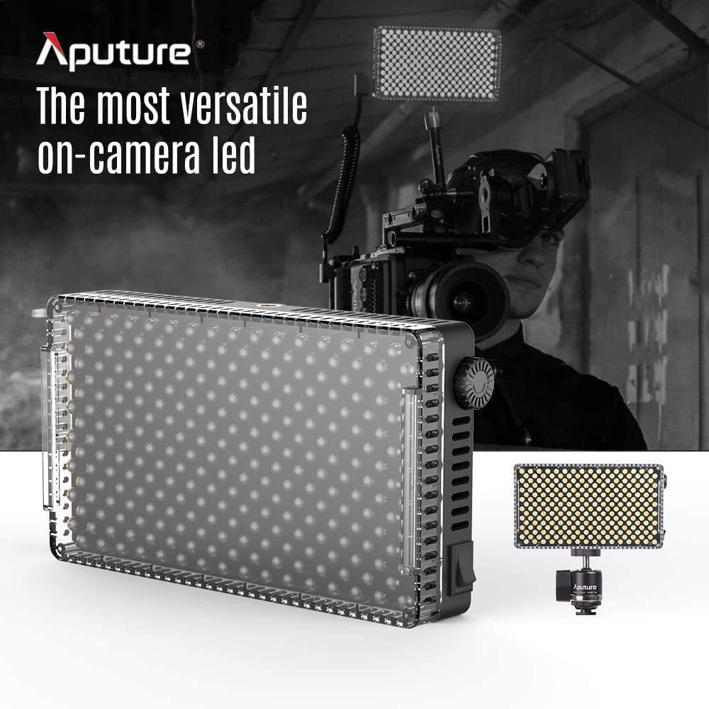 Aputure LED Video Light, AL-F7 256 Bi-Color Dimmable 3200-9500K